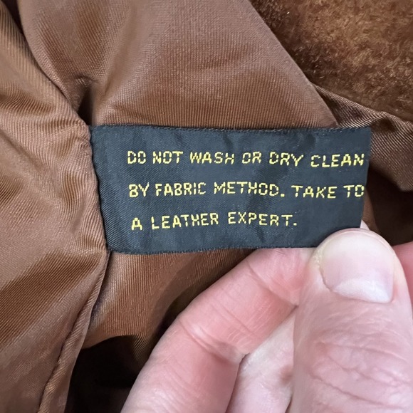 Vintage Lawless by Leather Suede Brown Fringe Western Jacket Size M Southwest - Picture 12 of 12